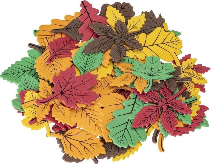 Naklejki z pianki jesień 60szt