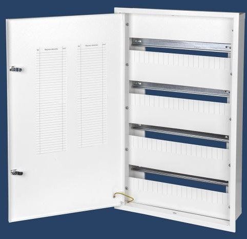 Karwasz Rozdzielnica podtynkowa RP-80 z zamkiem, miejsce na 80 zabezpieczeń typu s. IP 30 (RP-80)