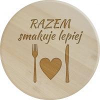 Deska do krojenia Koszulkowy do serwowania drewniana