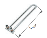 KAN-therm Kolanko zespolone 16x2 300mm Press ze wspornikiem K-901801