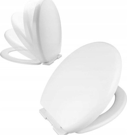 Deska sedesowa Galicja Deska sedesowa biała wolnoopadająca 43,5x37x5,8cm do WC