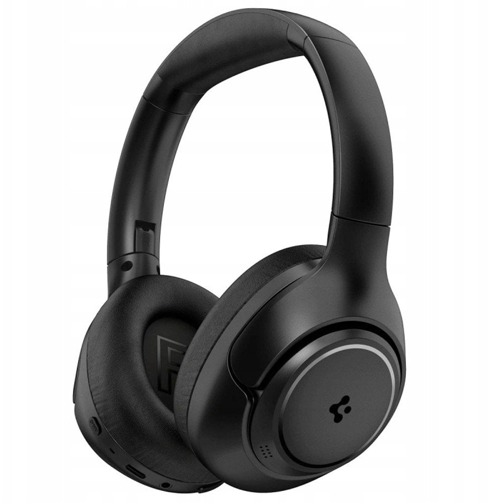 Bezprzewodowe słuchawki nauszne Spigen SA2403 ANC Pro Headphones Black