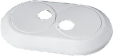 Capricorn Rozeta podwójna biała fi 22 (9-2220-022-00-01-01)