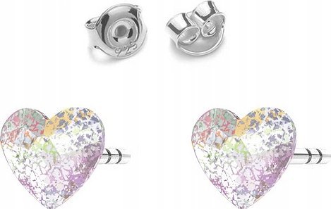 Radziszewska Jewellery Srebrne kolczyki SERCA 10mm różne kolory DEDYKACJA