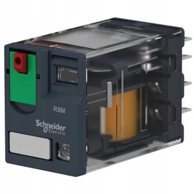 Przekaźnik miniaturowy +LED 0,6A 4C/O 24V AC RXM4AB2B7