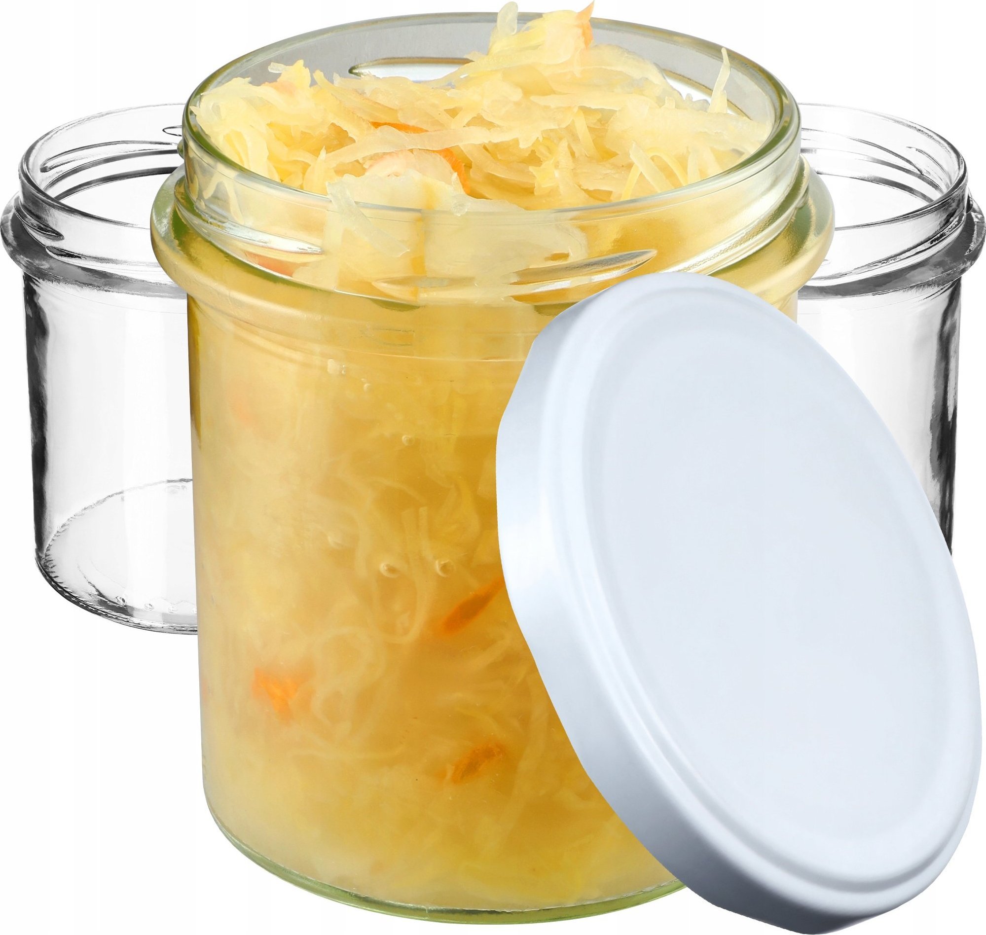 Kadax 10x Słoik 350 ml Na Dżem Miód Mięso Zakrętki fi82