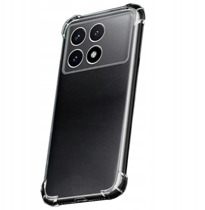 Etui pancerne Supero FlexAir Pro do Poco F6 Pro, przezroczyste