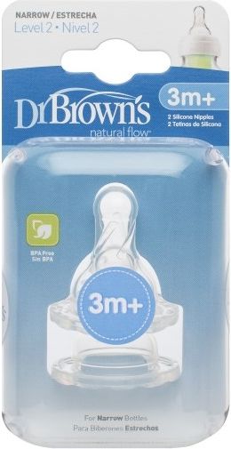 Dr Browns Smoczek Standard 3m+ 2 sztuki (QU0034)