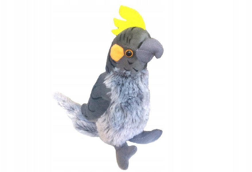 Papuga nimfa szara 20cm z dźwiękiem 13740