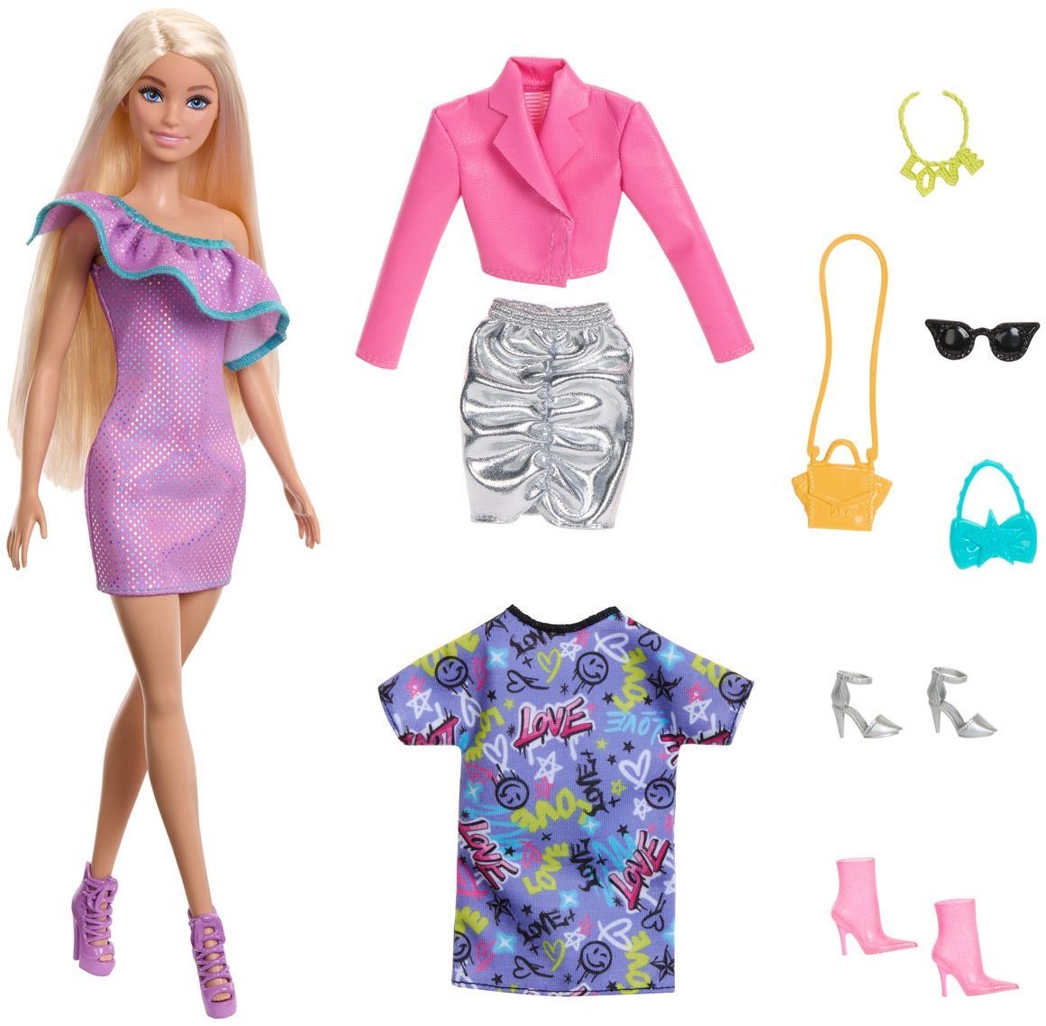 Lalka Barbie Mattel Barbie & Party Fashions (HYT61)