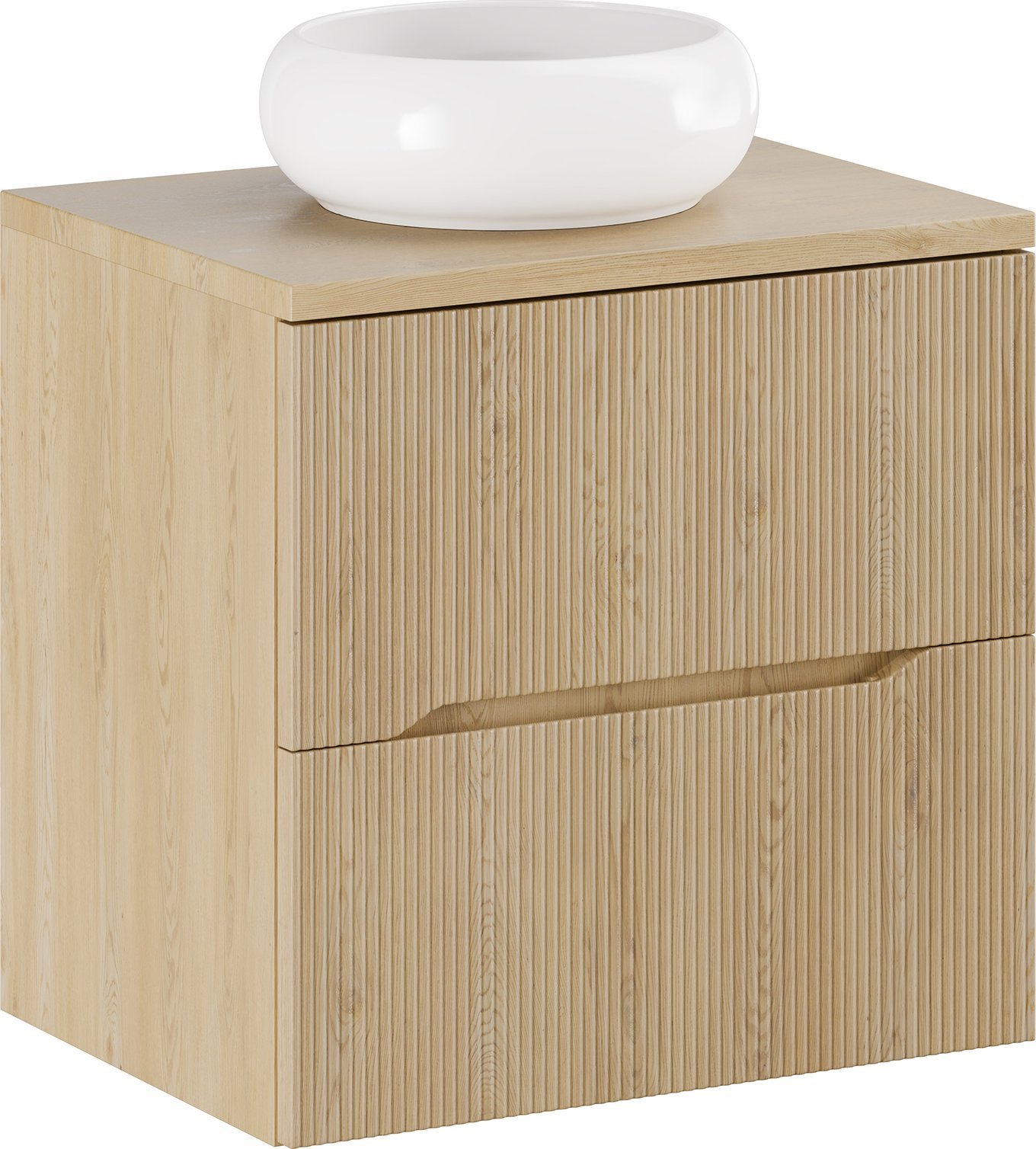 Zestaw meblowy 60cm z blatem i umywalką nablatową Wiki