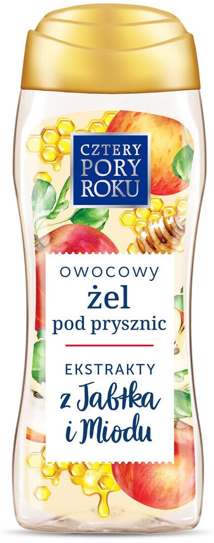 Cztery Pory Roku Żel pod prysznic Owocowy Jabłko i miód 300ml
