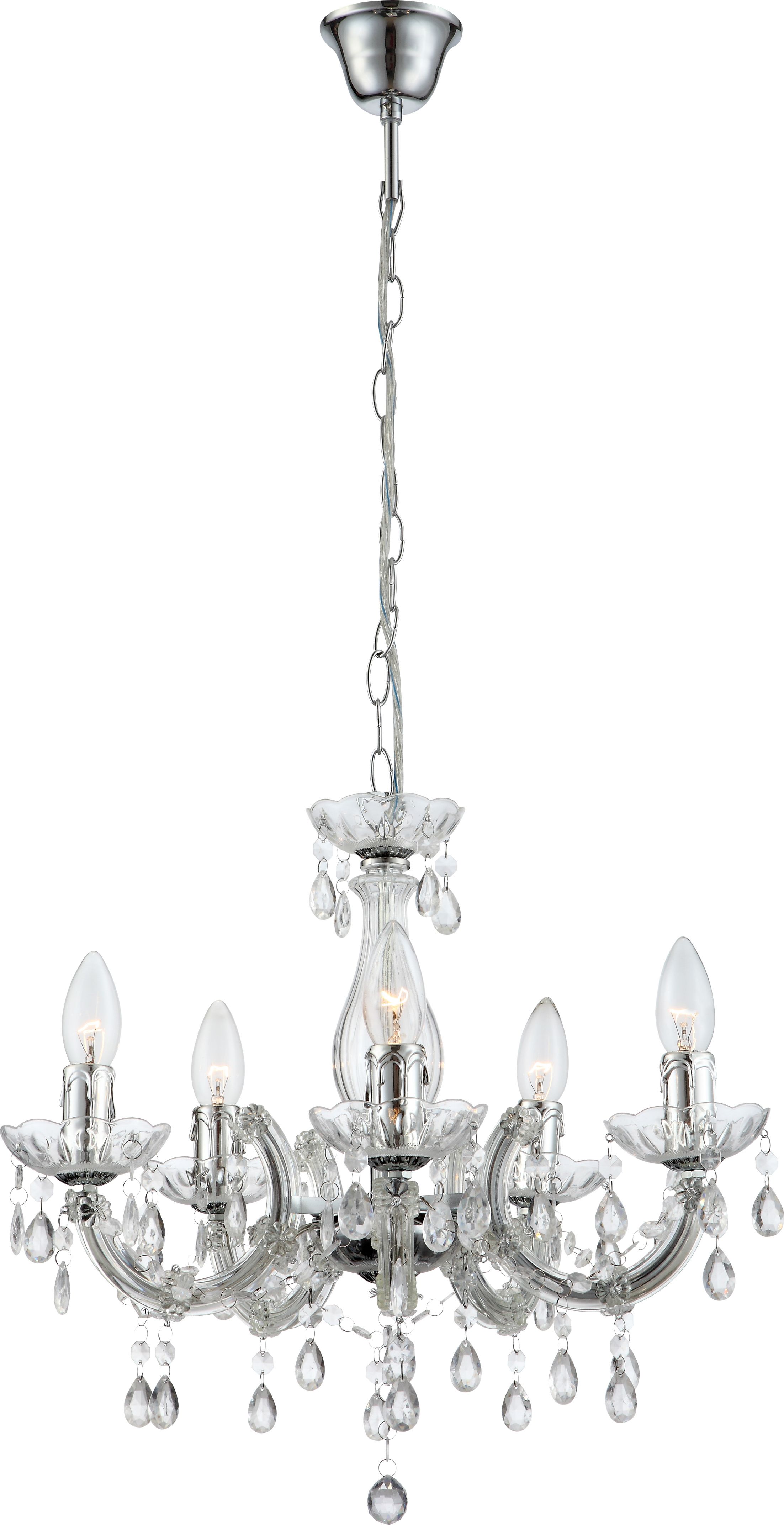 Lampa wisząca Globo CUIMBRA glamour chrom (63116-5)