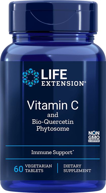 Life Extension Life Extension - Witamina C + Bio-Quercetin Phytosome, 60 tabletek wegetariańskich
