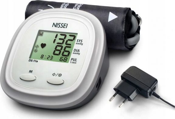 Ciśnieniomierz Nissei NISSEI Japan ciśnieniomierz automatyczny DS-11a +zasilacz