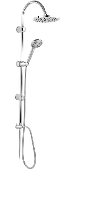 Zestaw prysznicowy Ferro Rondo z deszczownicą chrom (NP21)