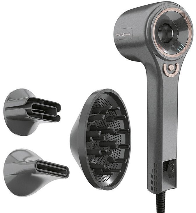 INVICTUS Hair D7 Haartrockner Set 4-tlg, 1600 W, gr