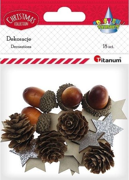 Decoracje jesienna 18szt