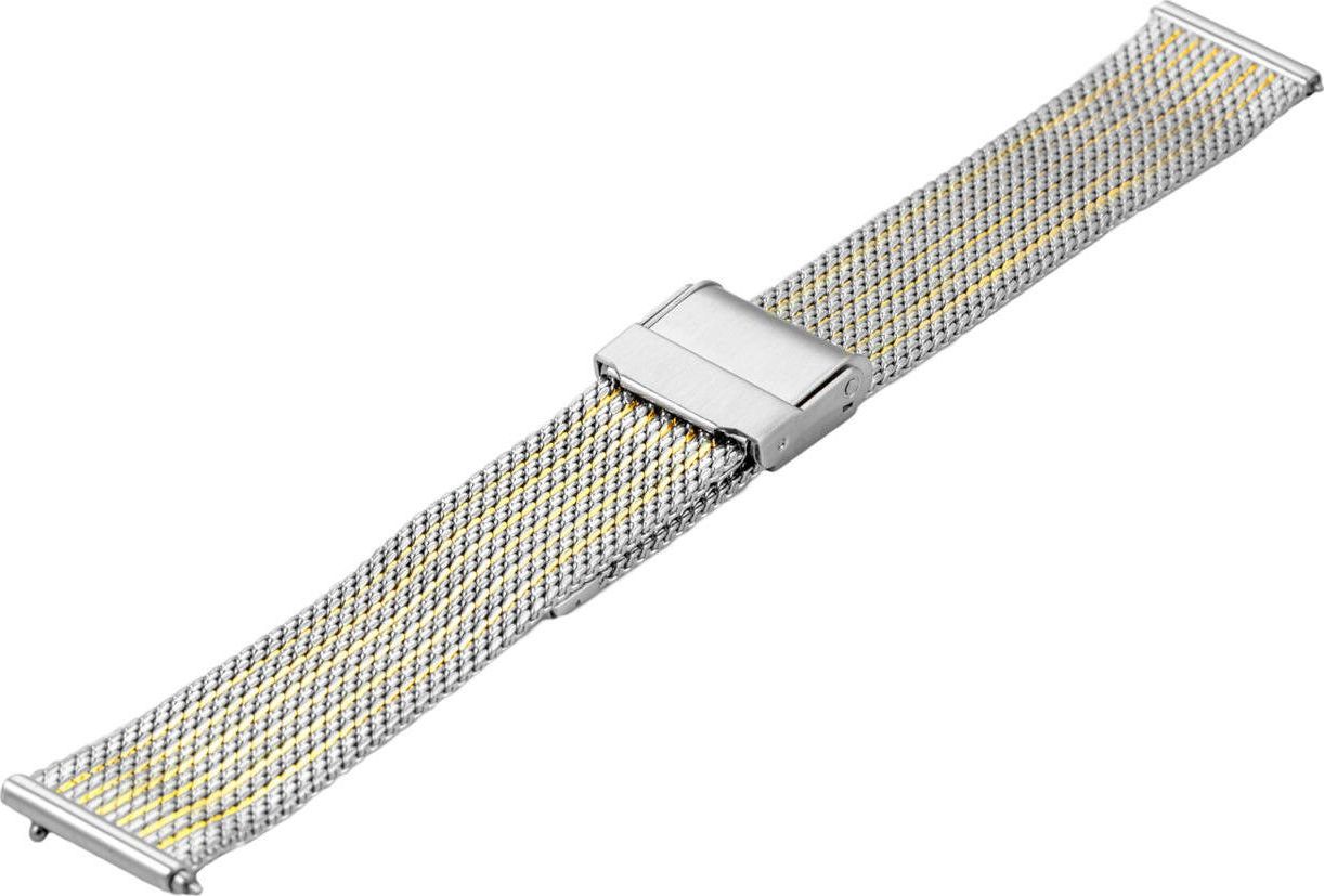 Bisset Bransoleta stalowa do zegarka 16 mm Bisset BM-104/16 TT Gold uniwersalny