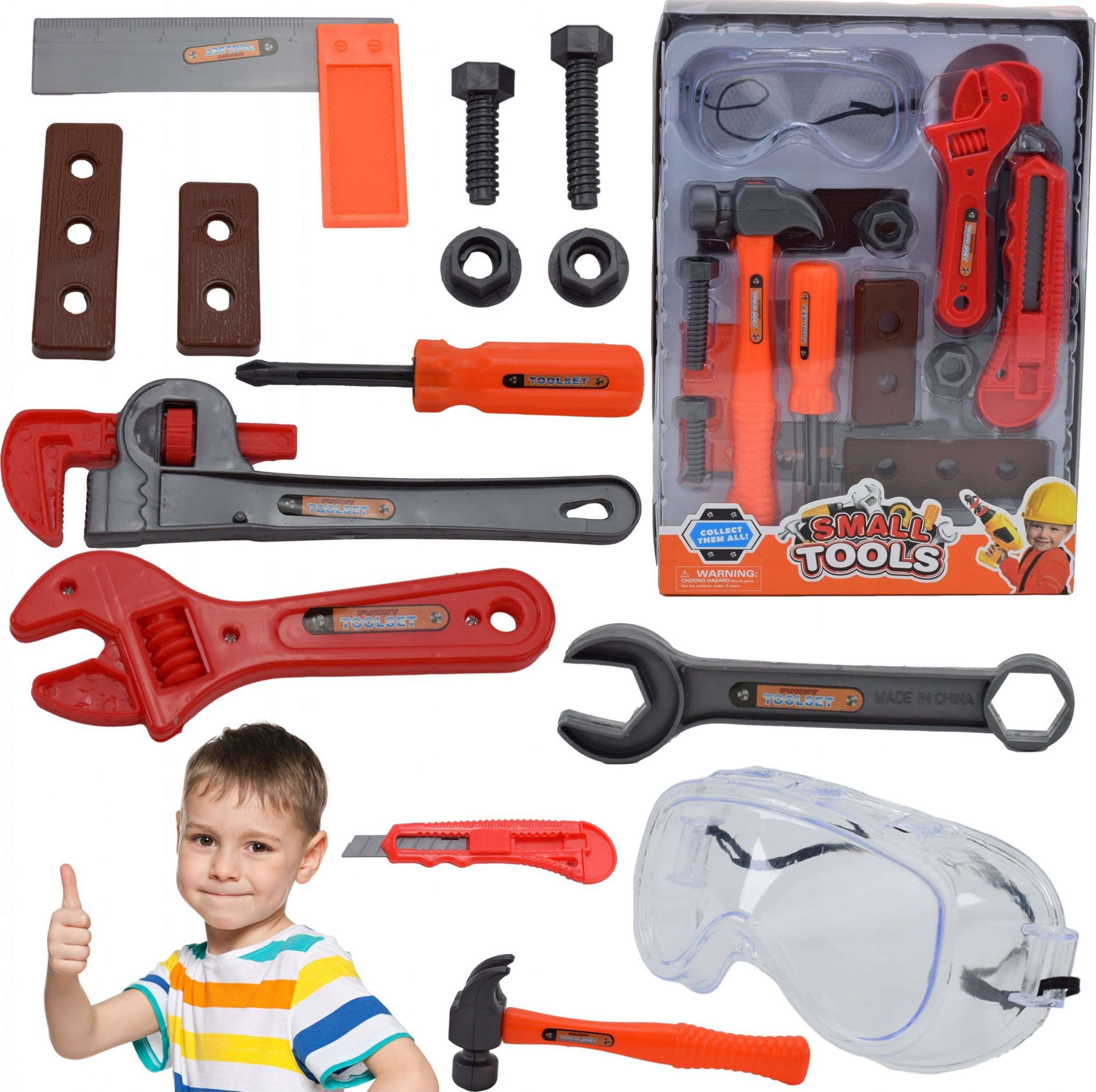 Skleplolki ZESTAW MAJSTERKOWICZA DZIECI ZABAWKI NARZĘDZIA