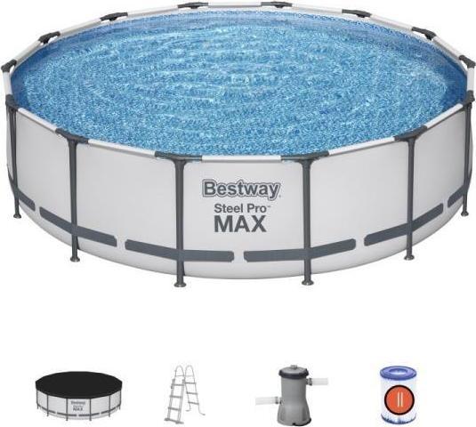 Bestway Basen stalażowy Pro Steel MAX 427x107cm 56950 BESTWAY