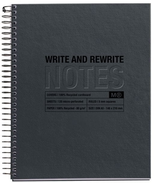 MIQUELRIUS Miquelrius Notatnik czarny A5 80 Blatt