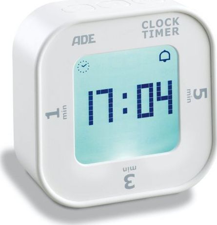 Minutnik ADE cyfrowy biały (AD-TD 1902)