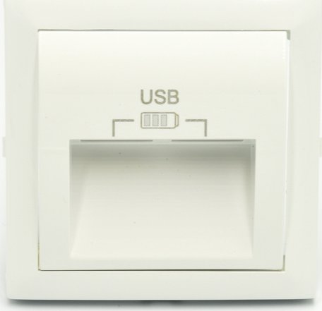 Efapel Efapel Logus90 element centralny do gniazda podw.usb kość słoniowa 90673 tmf