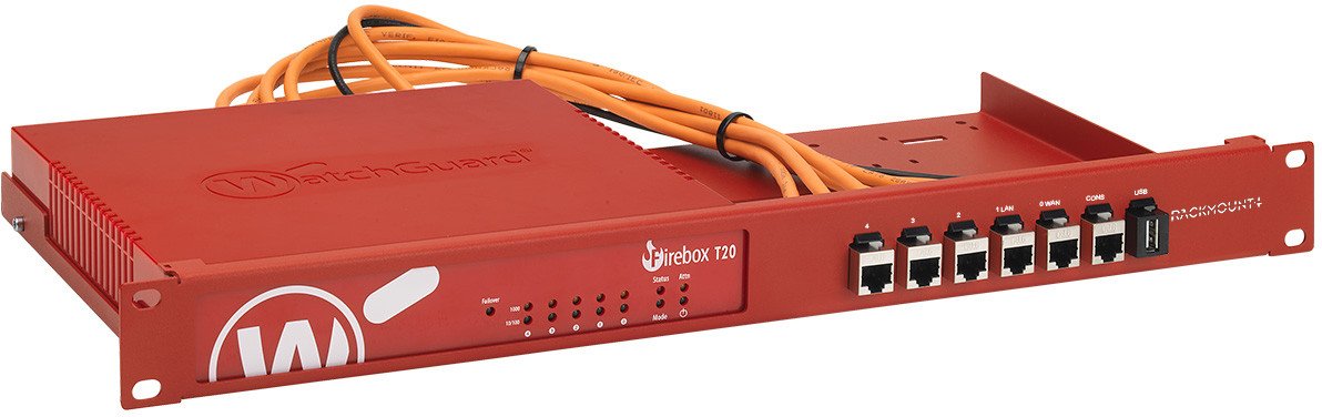 Rackmount.IT Kit for WatchGuard Firebox T20/25/40/45 shield.