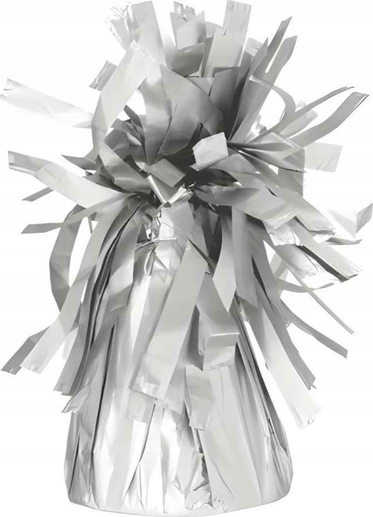 Ciężarek do balonów fol.srebrny A4 73340