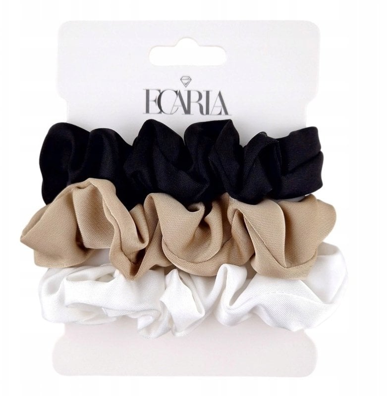 eCarla Zestaw frotek gumek 3w1 na plakietce PIN UP