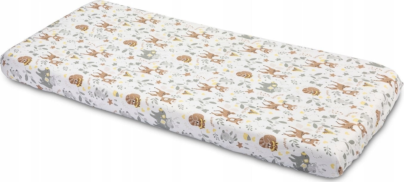 PRZEŚCIERADŁO DRUKOWANE LEŚNA PRZYGODA 60X120CM