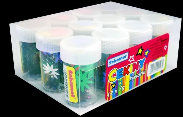 SCHEMAT Cekiny 1282 kwiatki x 7g a12 Schemat