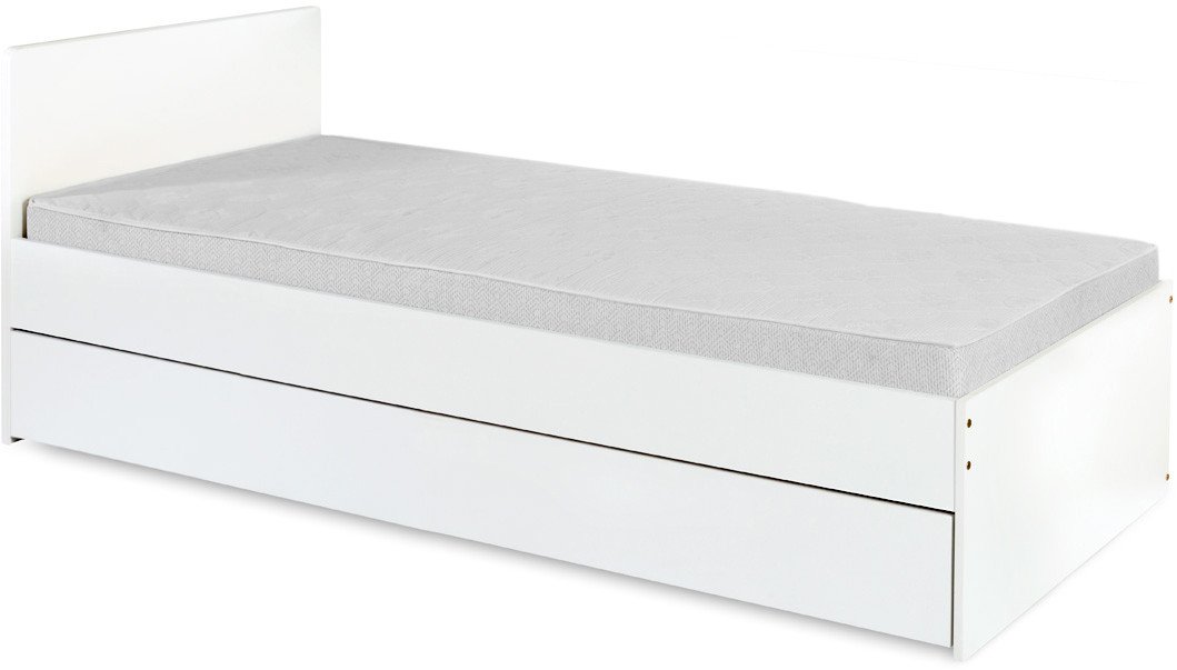 Łóżko młodzieżowe DALIA biel z szufladą