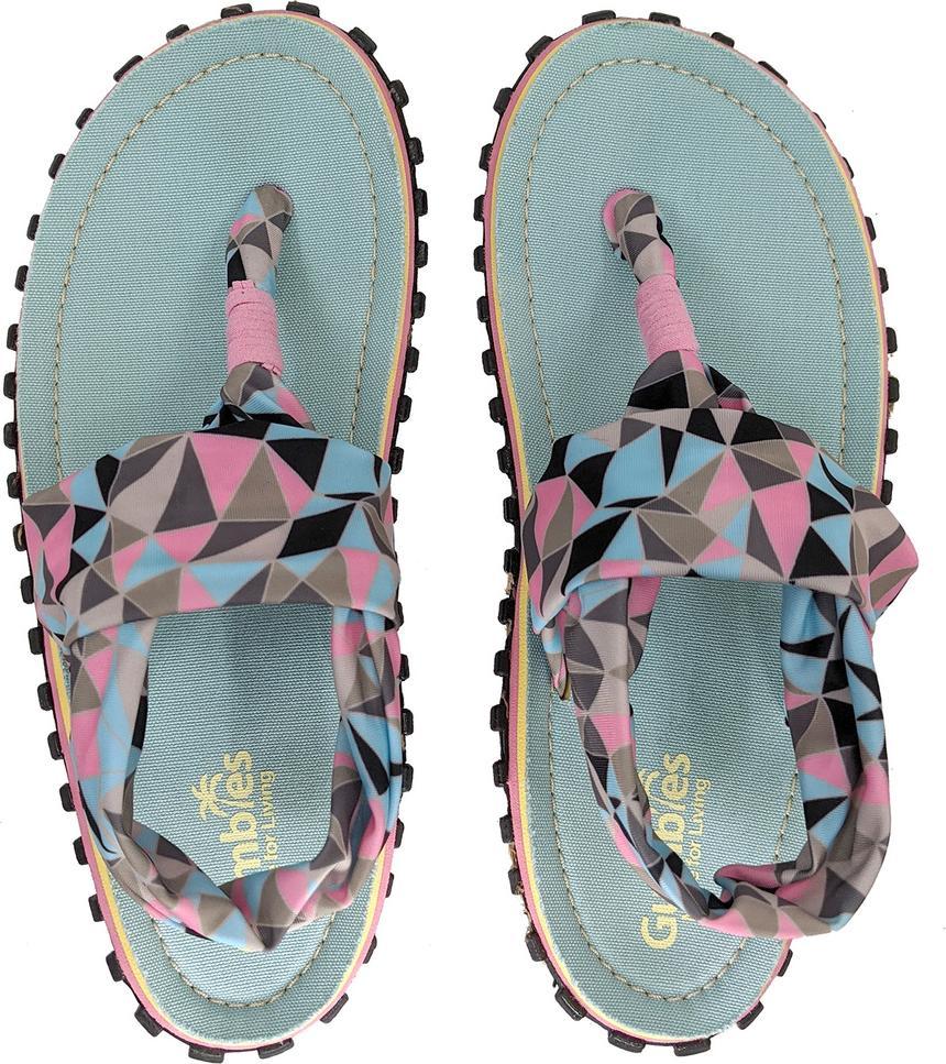Gumbies Gumbies - damskie japonki Slingback - Geometric 37