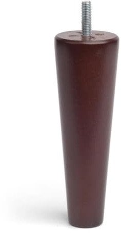 CONICAL WOODEN LEG D50 L150MM DARK LACQ
