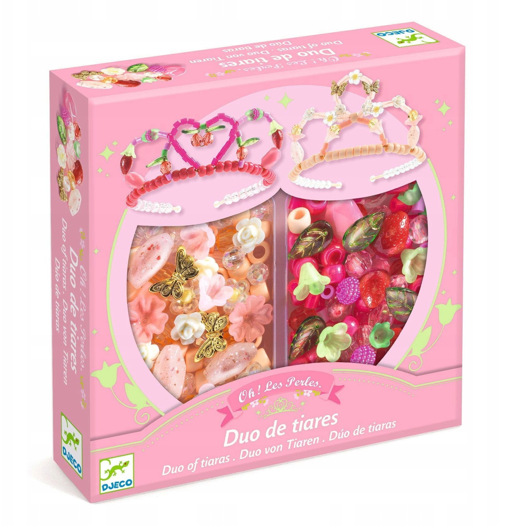 Djeco Karoliukai ir Papuošalai - Diademos - Rožinė