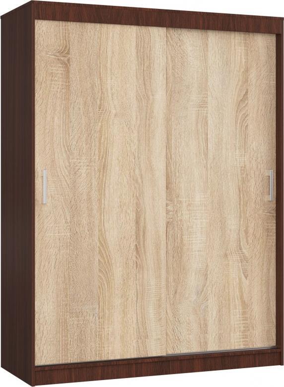 Fabryka Mebli Akord SZAFA PRZESUWNA 150 cm CLP MONO WENGE/SONOMA