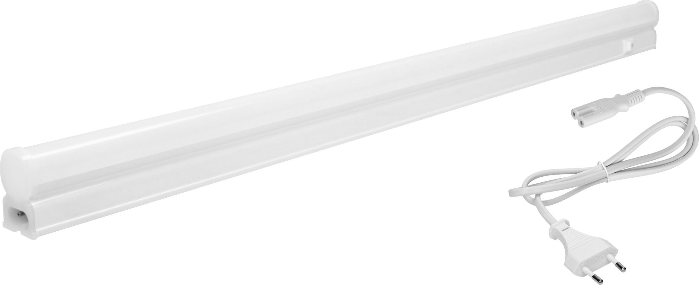 Orno ASTAR LED 7W, oprawa liniowa podszafkowa z przewodem zasilającym, 630lm, 4000K, wtyk 2-pinowy, układ przelotowych złącz, wyłącznik ON/OFF