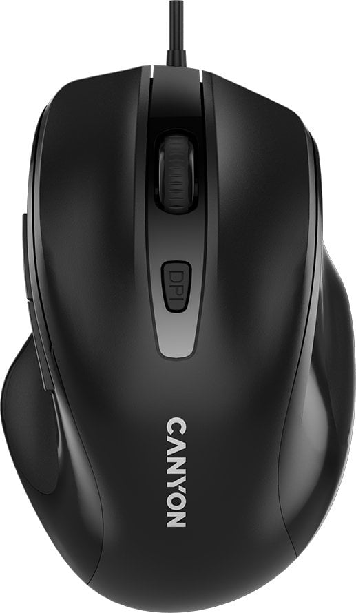 CANYON Mysz przewodowa M-6 Czarna