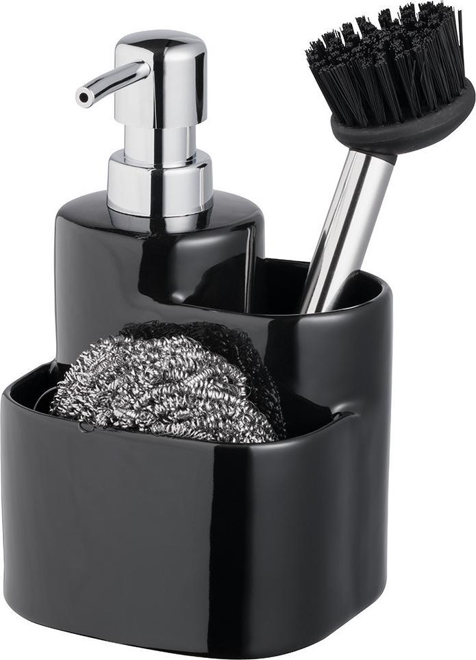 Bisk DOZOWNIK KUCHENNY - ZESTAW 3-EL. CZARNY BISK