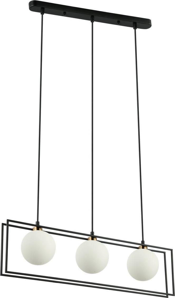 Lampa wisząca Italux Lampa wisząca GROSETTA PND-53423-3-BK Italux