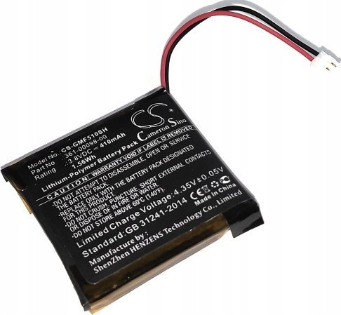 Cameron Sino Akumulator Bateria 361-00098-00 Do Smartwatch Garmin Fenix 5x / 5x Running / Cs-gmf510sh