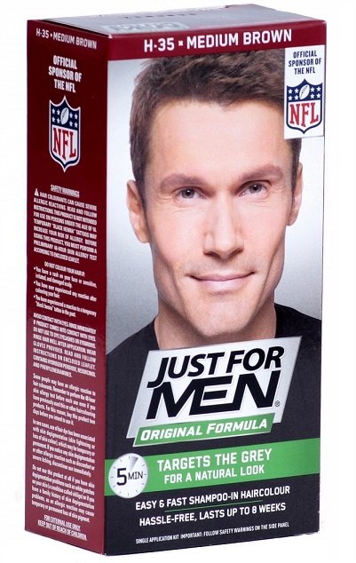 Just For Man Szampon koloryzujący do włosów Medium Brown (h-35)