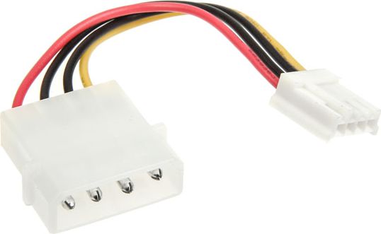 InLine Molex - 4-pin Floppy, 0.6m, Wielokolorowy (26623A)