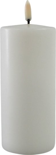 Lampki choinkowe LED lys Asp-Holmblad Świeca blokowa 7.8x18 cm biały 1 szt.