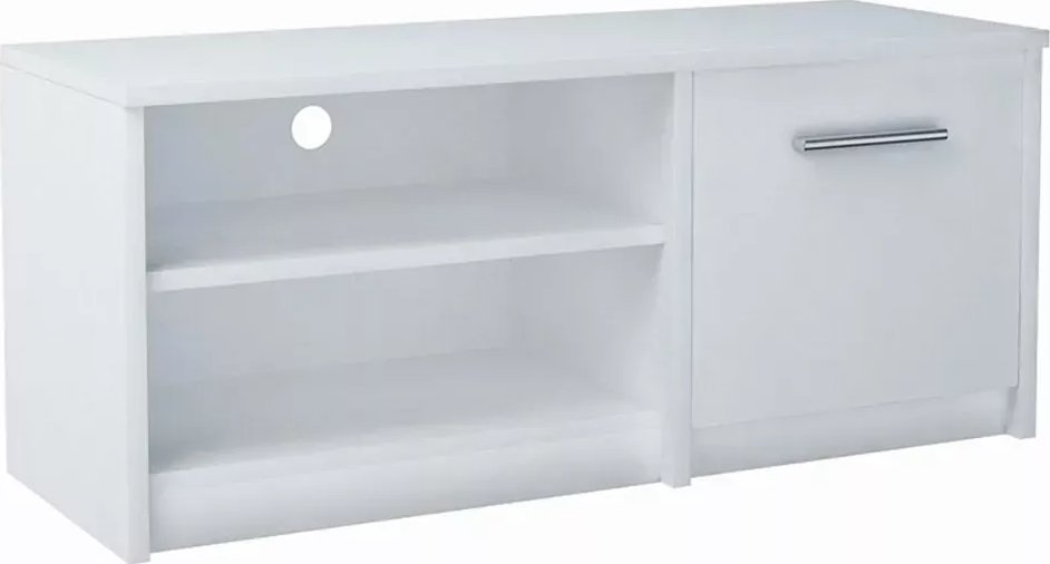 Elior Biała szafka RTV do salonu - Jurgen