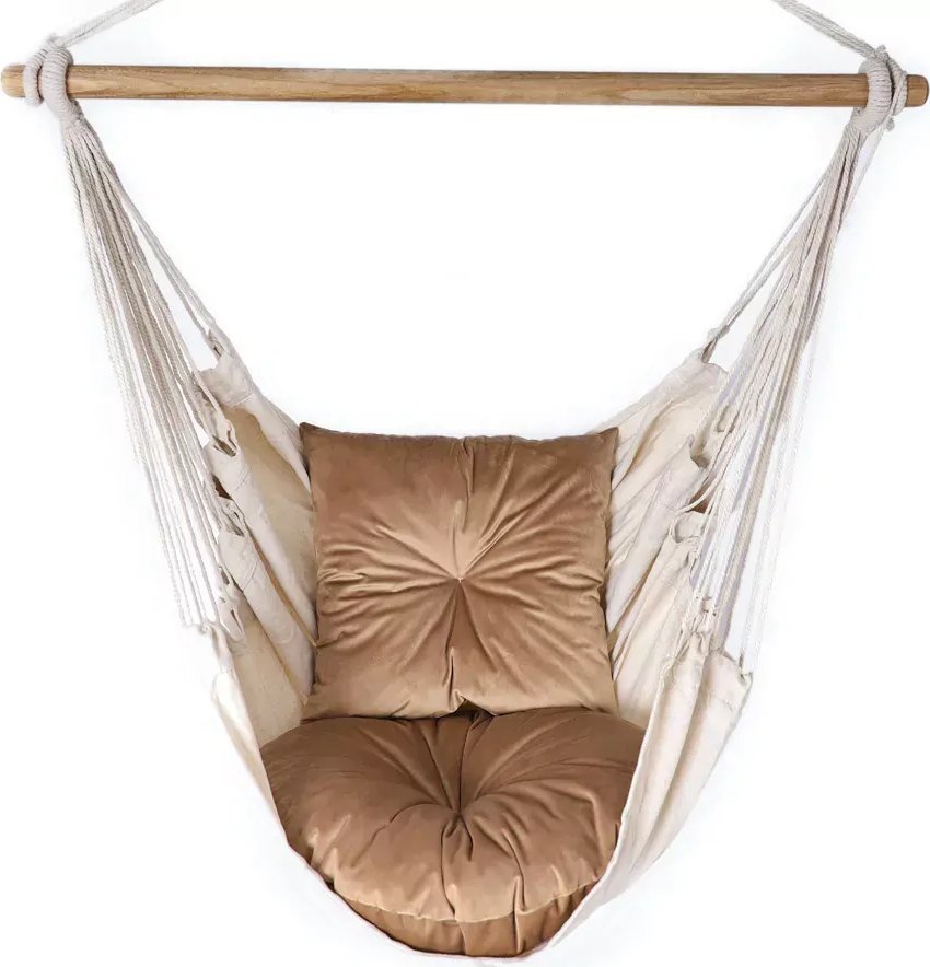 Elior Beżowe brazylijskie krzesło na taras - Rippi