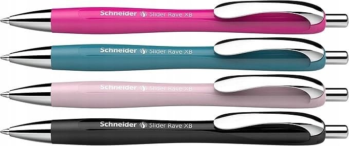 Schneider Kugelschreiber Slider Rave XB Colour Box 4 Stk.