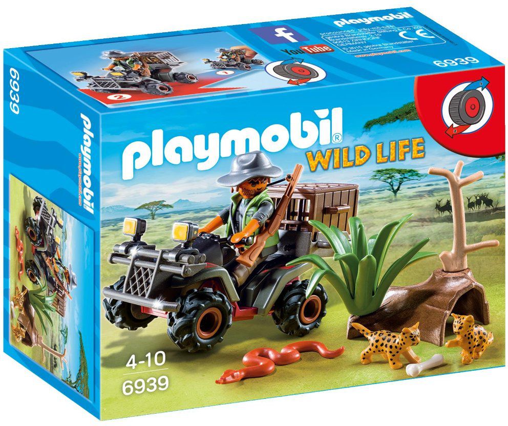 Playmobil Wild Life Kłusownik z Quadem (6939)